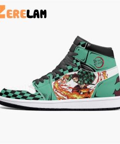 Demon Slayer Tanjiro JD1 Mid Anime Shoes 3