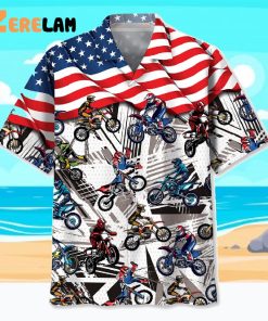 Dirt Bike Racing Hawaiian Shirt