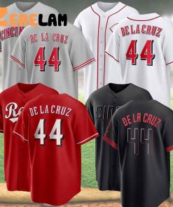 Elly De La Cruz Cincinnati Reds City Connect Black Number Custom Baseball Jersey 5