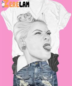 Funny Pink Singer Diva Concert Shirt 3