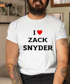 I Love Zack Snyder Shirt Unbiased Snyder Fan 1 1