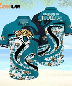 Jacksonville Jaguars Nfl Tropical Hawaiian Shirt