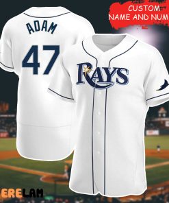 Men’s Tampa Bay Rays Jason Adam 47 White Baseball Jersey, Great Gift For Fan.jpg