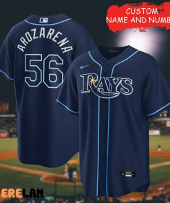 Men’s Tampa Bay Rays Randy Arozarena 56 Navy Baseball Jersey, Good Gifts For Fan