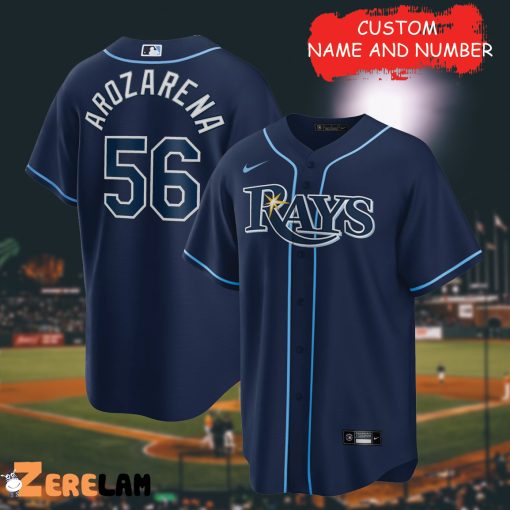 Men’s Tampa Bay Rays Randy Arozarena 56 Navy Baseball Jersey, Good Gifts For Fan