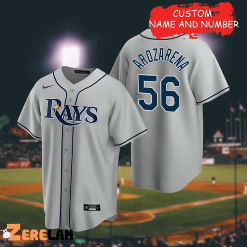 Men’s Tampa Bay Rays Randy Arozarena Grey 56 Baseball Jersey, Best Gifts For Fan