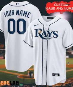 Men’s Tampa Bay Rays White 2023 Baseball Jersey, Good Gifts For Fan