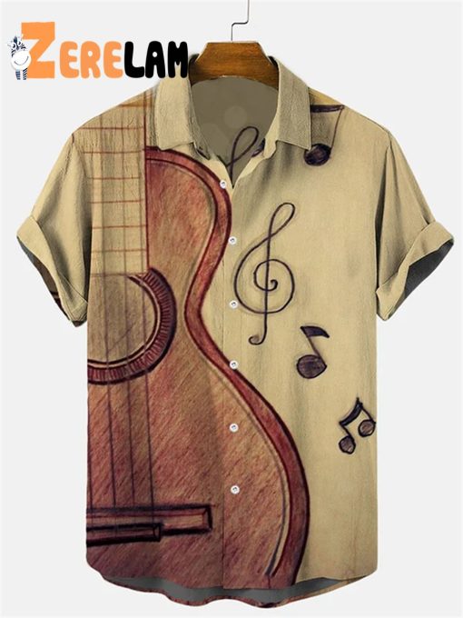 Music Elements Fashion Hawaiian Vintage Shirt