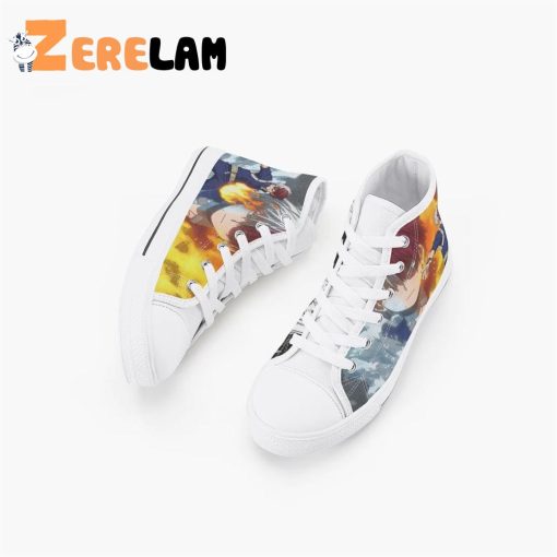 My Hero Academia Todoroki Kids A-Star High Anime Shoes