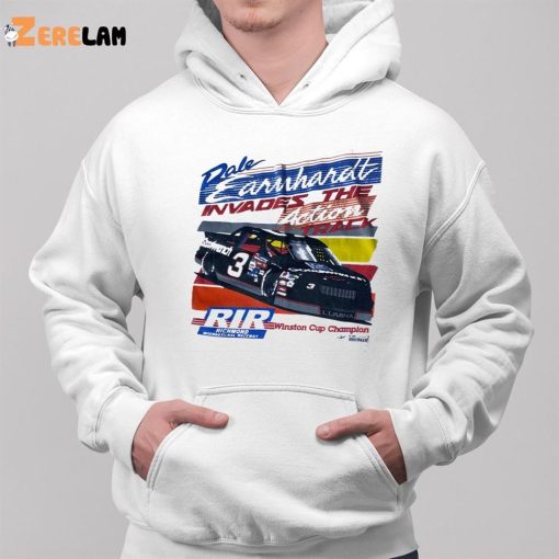 Nascar Racing Dale Earnhardt Invades the action Track Shirt