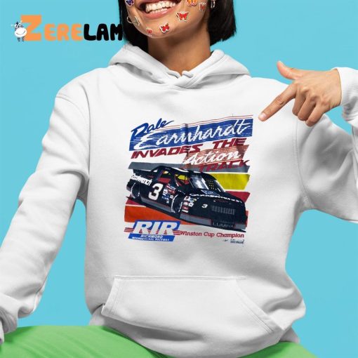 Nascar Racing Dale Earnhardt Invades the action Track Shirt