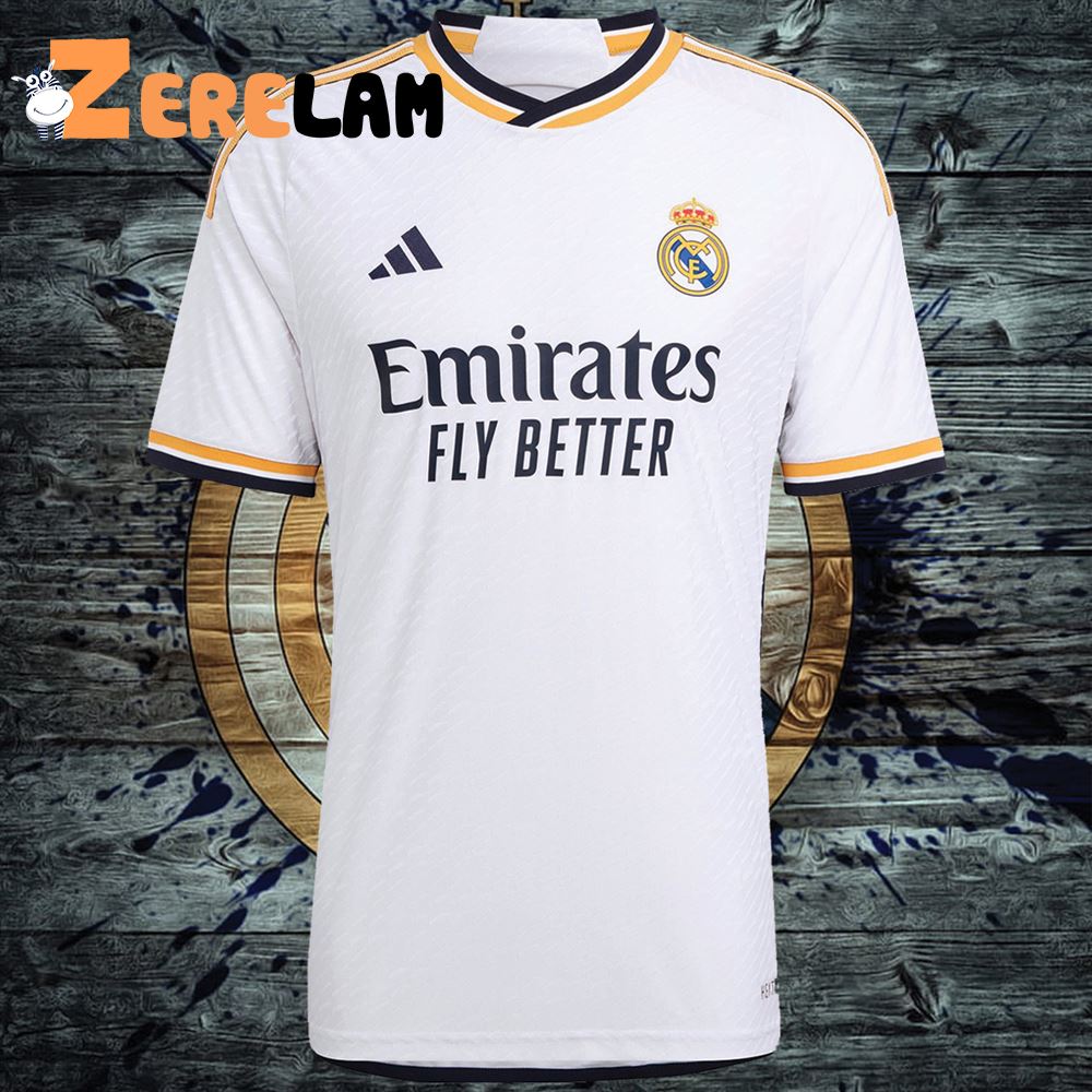 Camiseta Real Madrid 2023-2024 local blanca versión fan