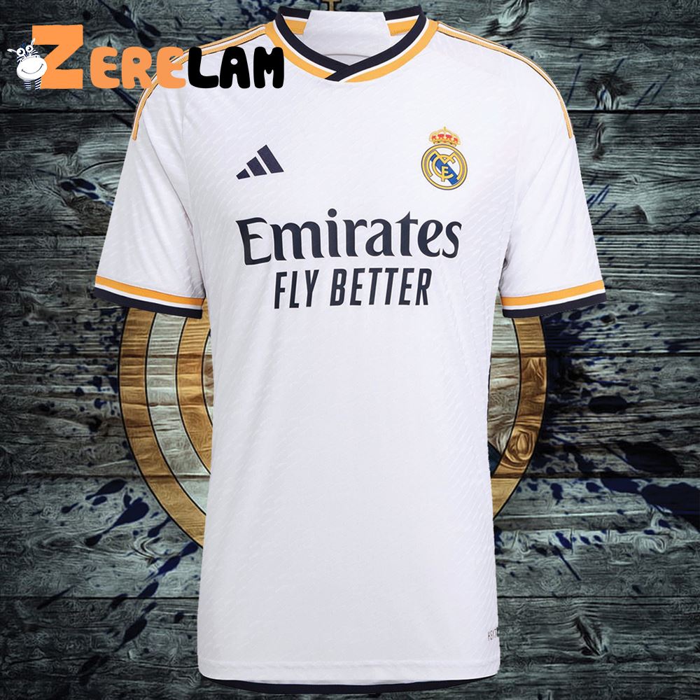 Real Madrid Home Jersey 2023/2024 - White/Blue/Orange