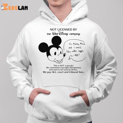 Not Licensed By The Walt Disney Company Shirt