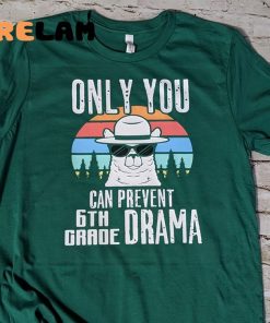 Only You Can Prevent 6th Grade Drama Shirt