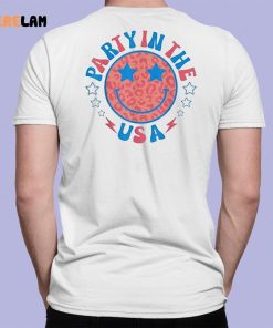 Party in the USA 4th of July Preppy Smile Shirt 7 1