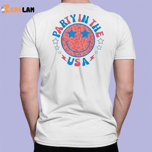 Party in the USA 4th of July Preppy Smile Shirt