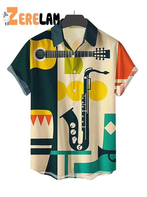 Printed Vacation Hawaiian Shirt