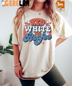 Red White and Boujee 4th Of july shirt