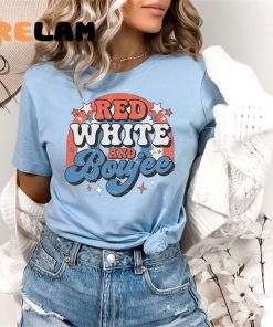 Red White and Boujee 4th Of july shirt 3