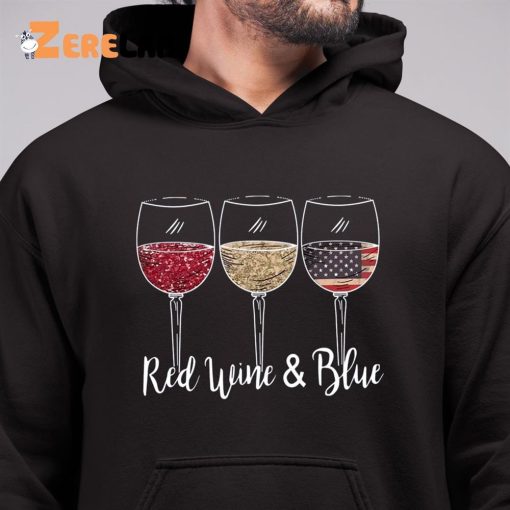 Red Wine And Blue 4th of July Shirt