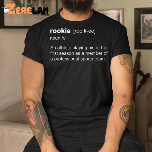 Rookie Roo K-ee Noun An Athlete Playing His Or Her First Season Hoodie