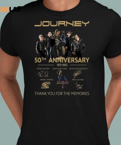 Journey 50 Anniversary 1973-2023 Thank You For The Memories Shirt