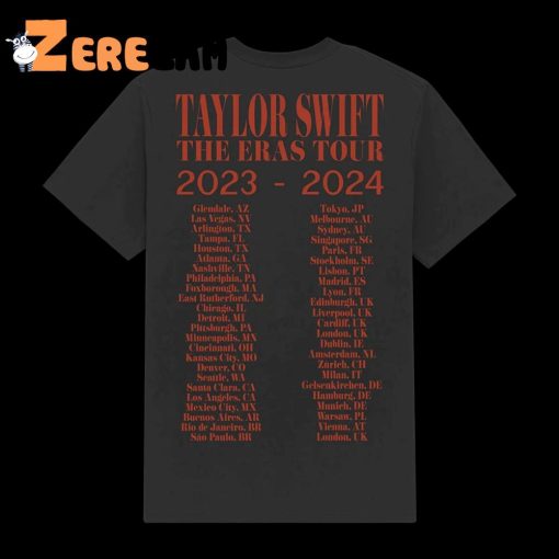Taylor swift the eras tour 2023 2024 Shirt