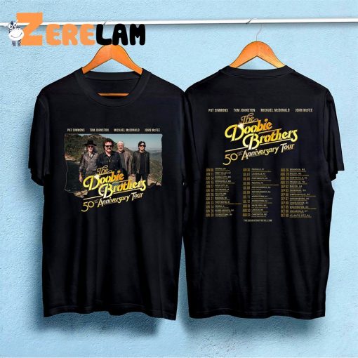 The Doobie Brothers 2023 Tour Shirt, The Doobie Brothers 50th Anniversary Tour Shirt