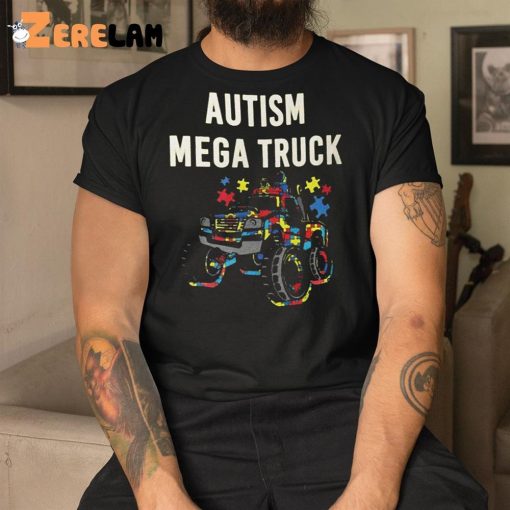 Truck Autism Mega shirt