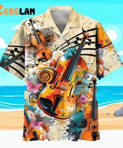 Violin Vintage Hawaiian Shirt