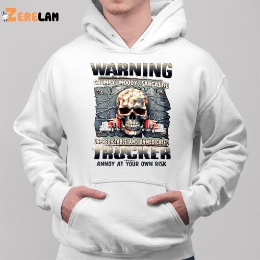 Warning Grumpy Moody Sarcastic Unpredictable And Unmedicated Mechanic Annoy At Your Own Risk Shirt