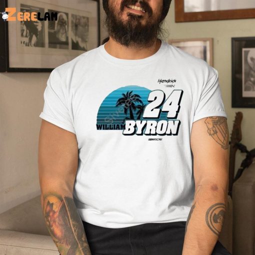 William Byron 24 Upf 50 Fishing Shirt