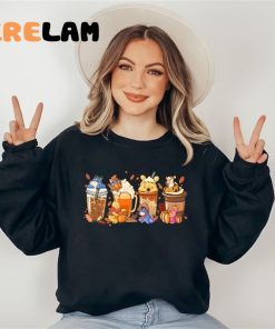 Winnie The Pooh Coffee Latte Shirt Sweatshirt 3