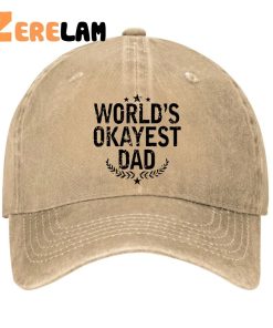 WorldS Okayest Dad Hat 1