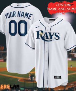 Youth Tampa Bay Rays White 2023 Baseball Jersey, Perfect Gifts For Fan