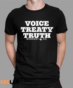 Anthony Albanese Voice Treaty Truth Midnight Oil Shirt