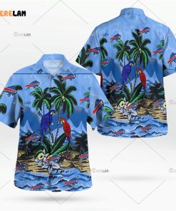 Buffalo Bills Parrot Hawaiian Shirt