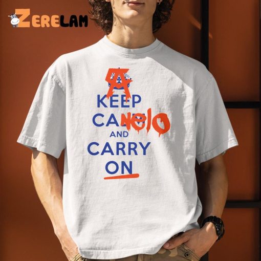 Canelo Alvarez Keep Calm And Carry On Shirt