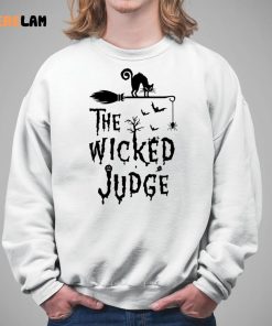 Cat Halloween Theme The Wicked Judge Shirt 5 1