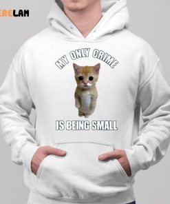 Cat My Only Crime Is Being Small Shirt 2 1