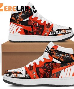 Cleveland Browns Air Jordan 1 Shoes