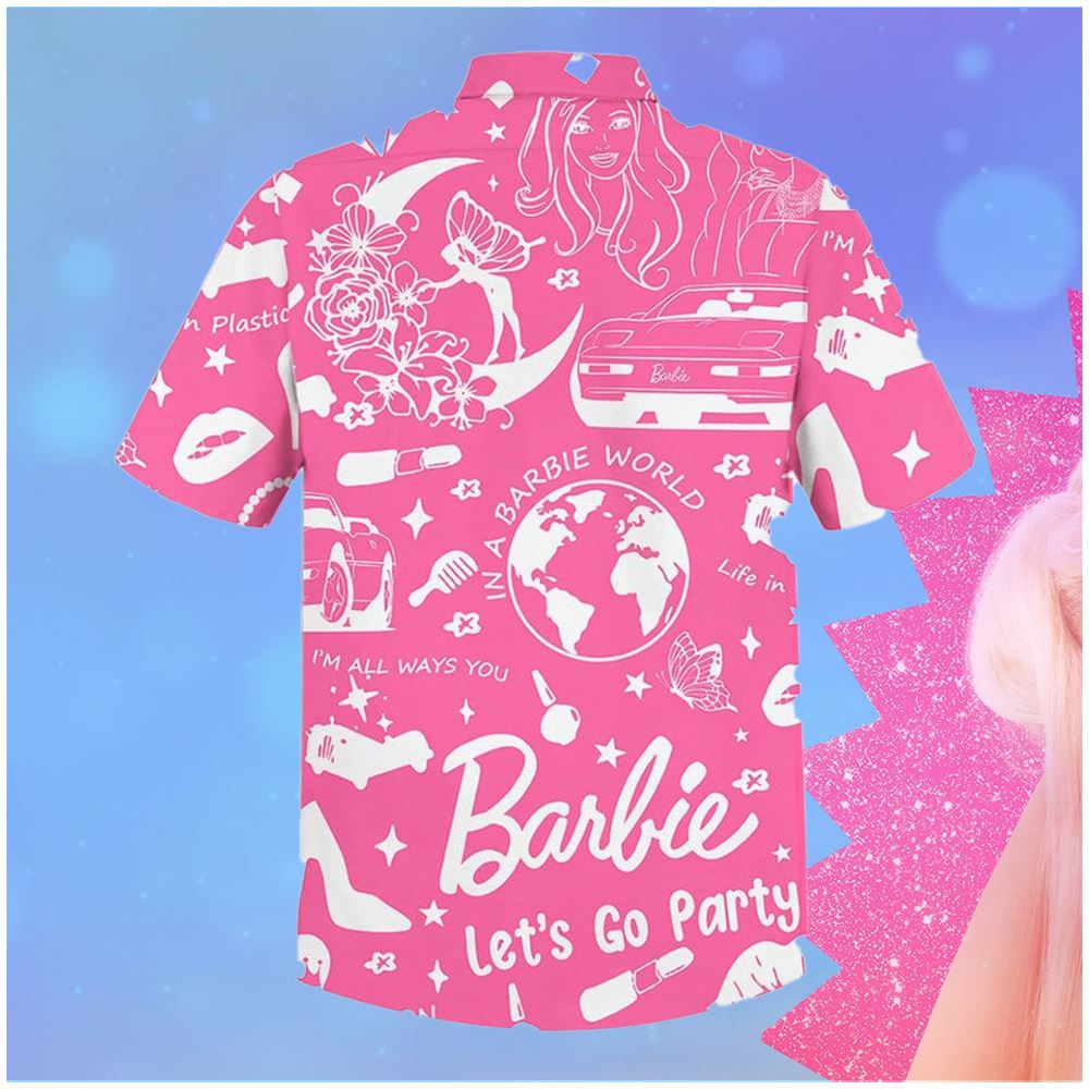 Come On Barbie Lets Go Party Movie 2023 Hawaiian Shirt - Ipeepz