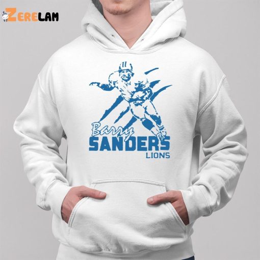 Detroit Lions Barry Sanders Homeage Shirt