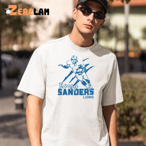 Detroit Lions Barry Sanders Homeage Shirt