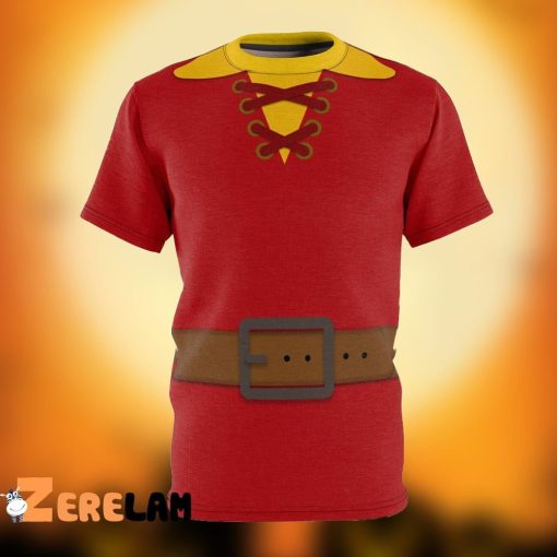 Gaston Beauty The Beast Villain Costume Shirt