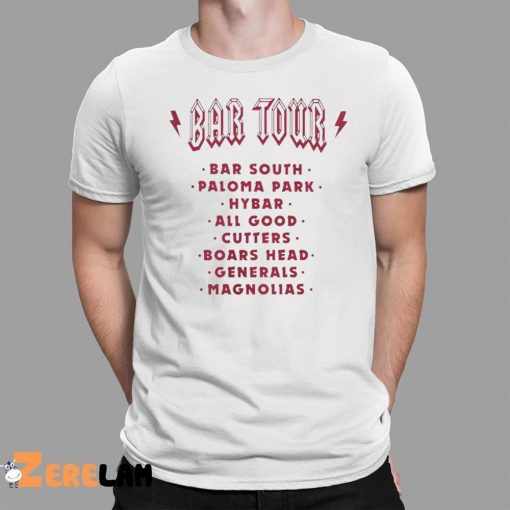 Georgia Bulldogs Uga Bar Tour Shirt
