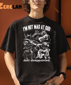 I Not Mad At God Just Disappointed Shirt