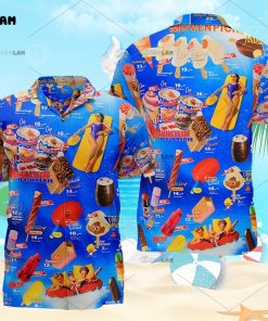 Ice Cream Hawaiian Beach Shirts For Men