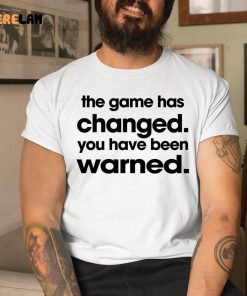 J. Cole The Game Has Changed You Have Been Warned Shirt